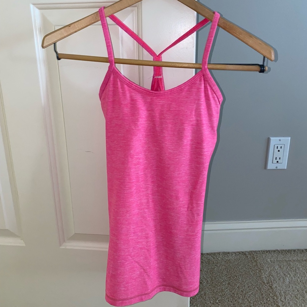 Lululemon tank with built in bra. Size 2